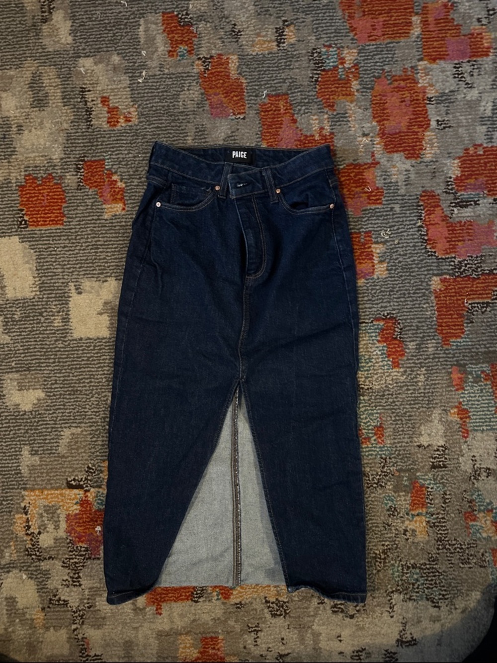 PAIGE Women’s Indigo Jean Skirt